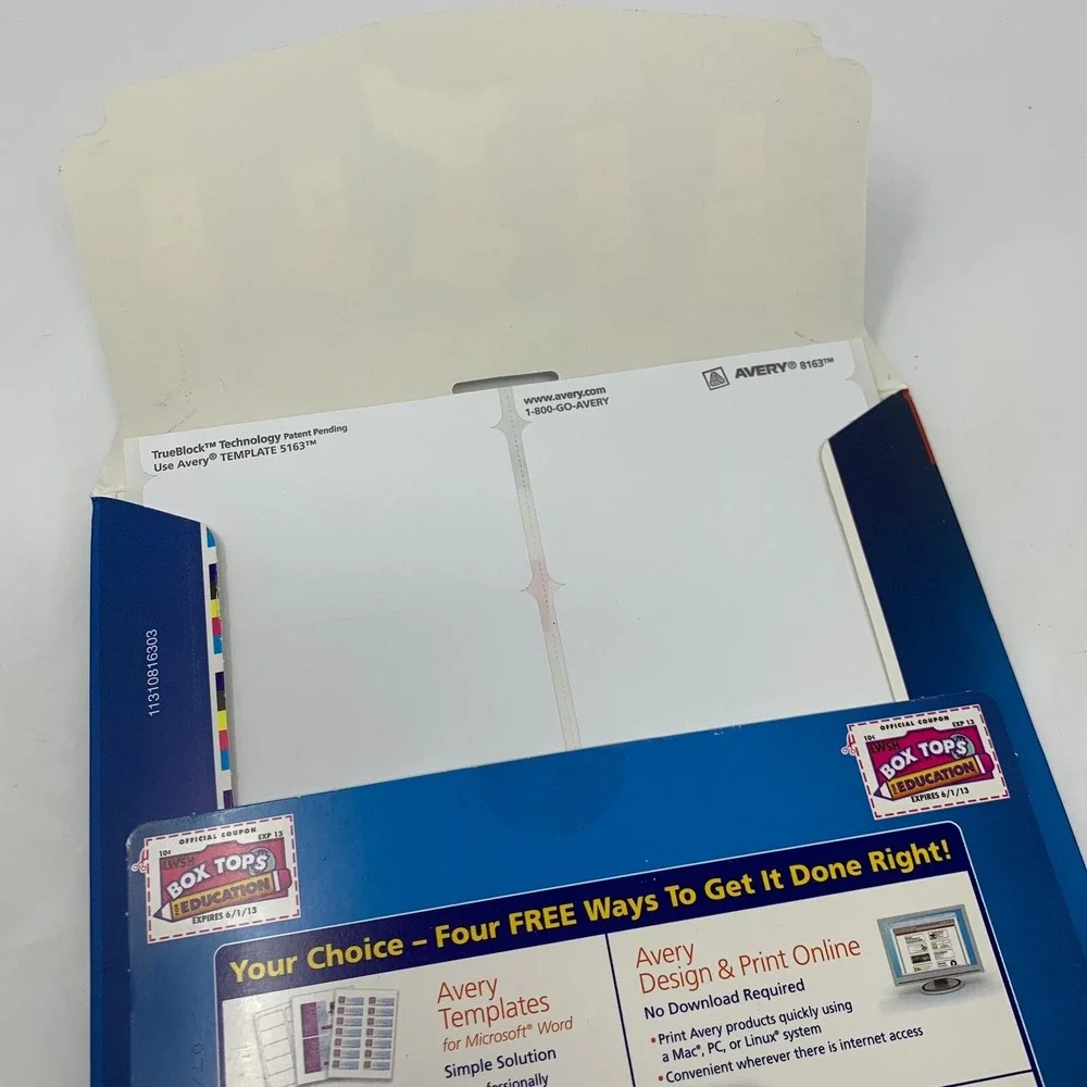 Avery Shipping Labels #8163 Inkjet 2